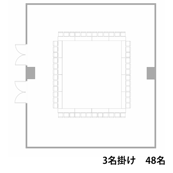 ロの字形式