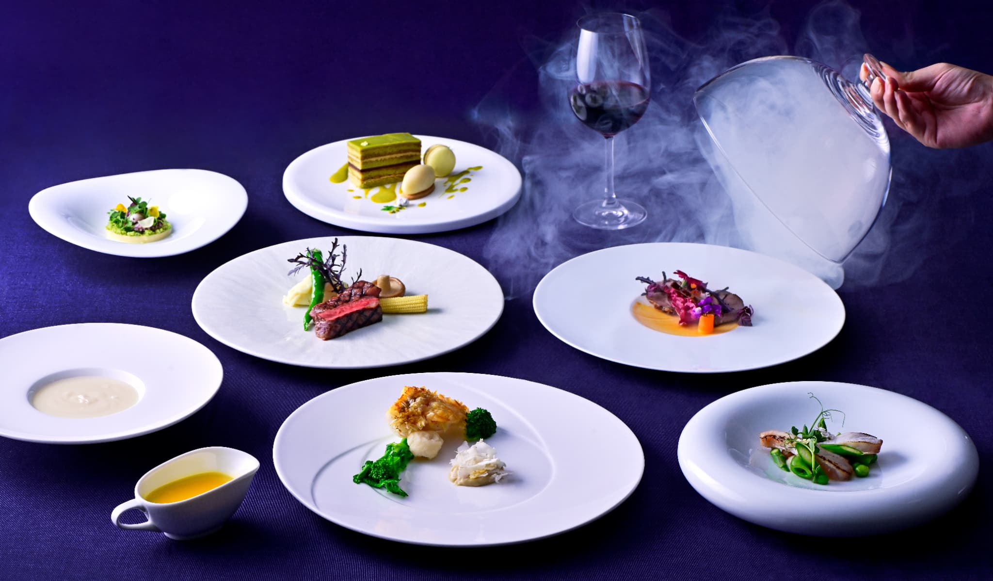 【夕朝食付き】長崎の豊かな食材を堪能するディナーコース&ワンドリンク付き