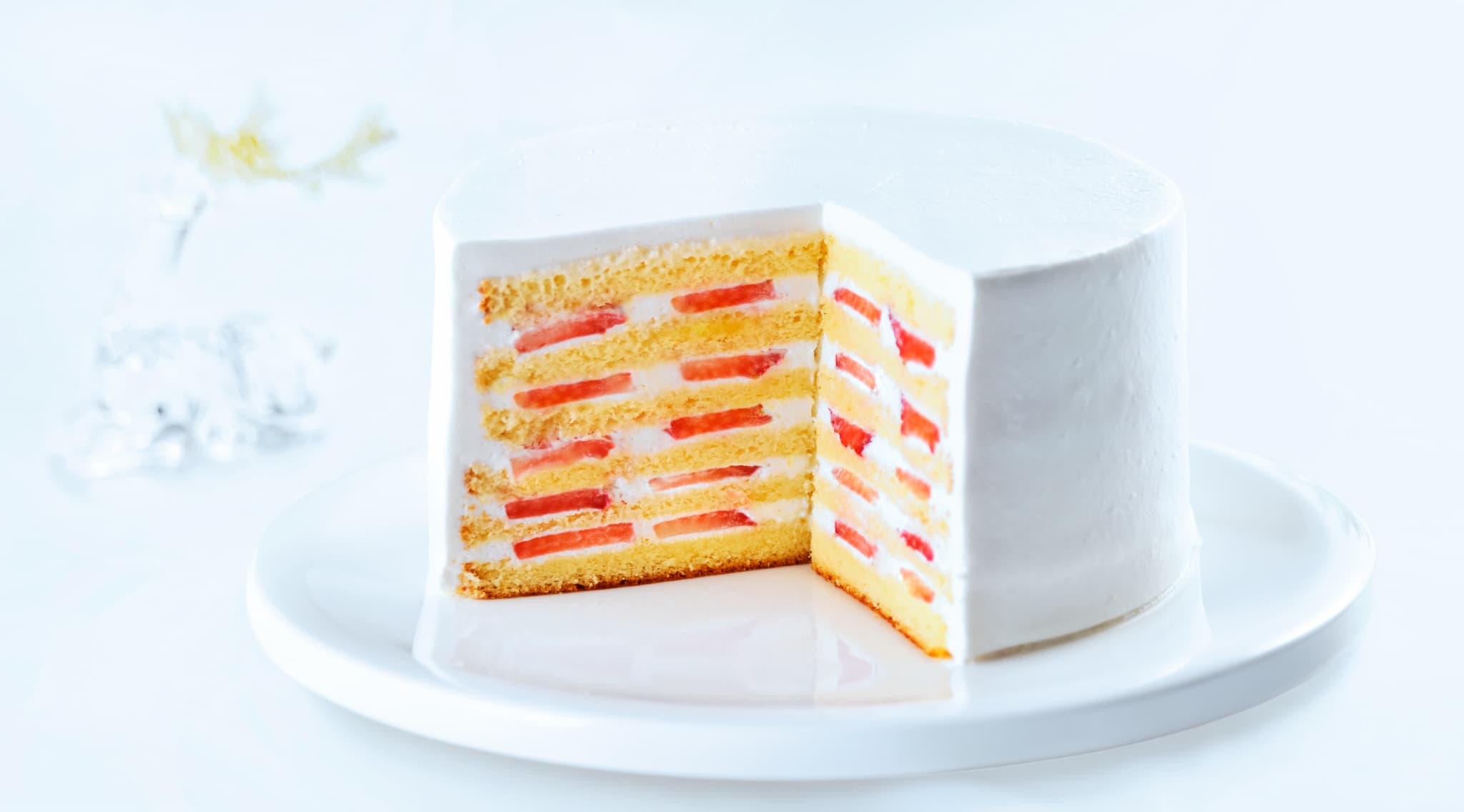 苺の生クリーム